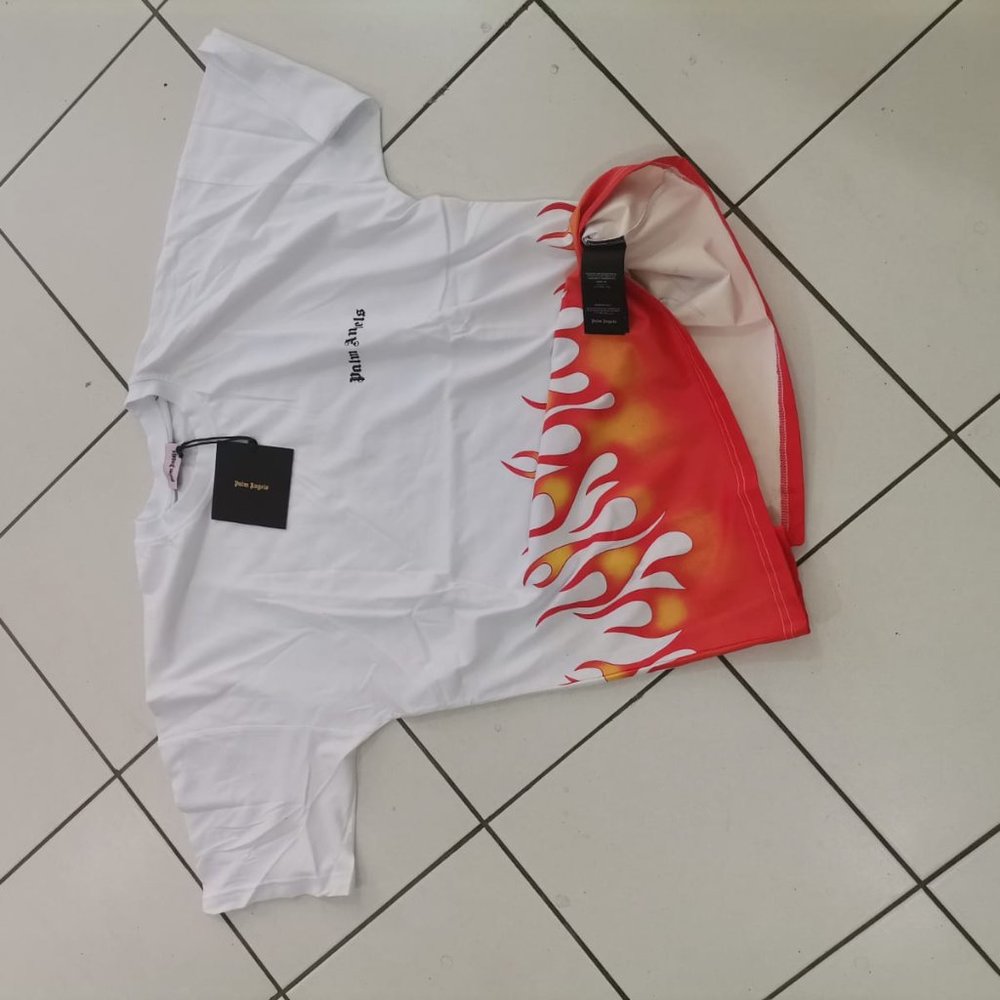 the flame of white and red